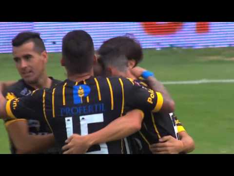 Gol de Acuña. Quilmes 0 - Olimpo 1. Fecha 6. Primera División 2016.