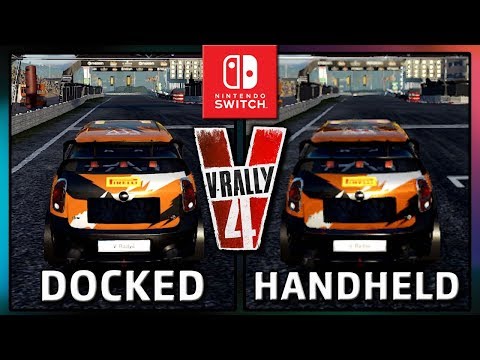 V-Rally 4 | Docked Vs Handheld | Graphics Comparison & Frame Rate on Switch