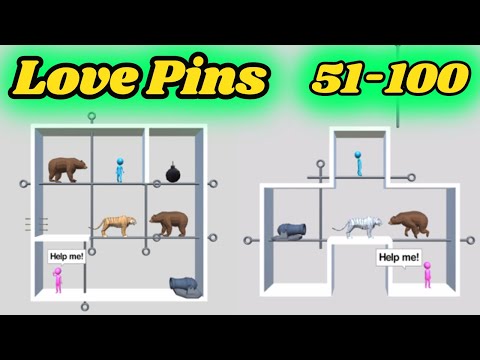 Love Pins Levels 51 - 100 Gameplay Walkthrough |(IOS - Android)