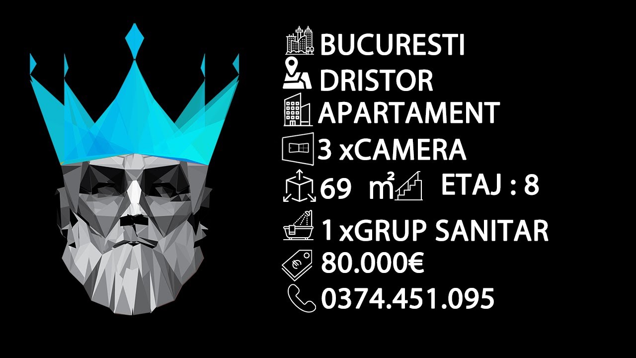 Tur video Dristor / Ramnicu Sarat | 3 Camere | Decomandat | 2 Balcoane | Metrou