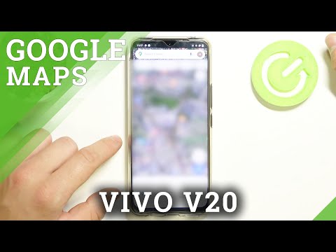 How to Manage Display Settings on Google Maps on VIVO V20 - Switch Between All Types of Maps