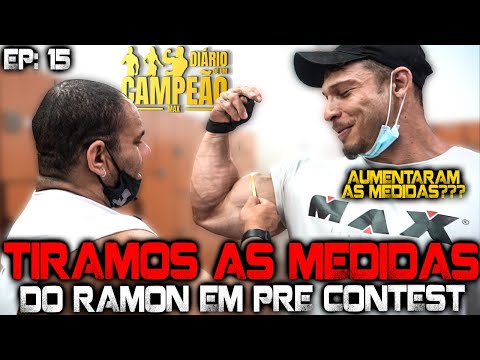 TIRAMOS AS MEDIDAS DO RAMON NA RETA FINAL DO OLYMPIA !!!