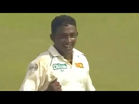 Ajantha Mendi First Test Wicket (Rahul Dravid) Against India 2008 1st Test.