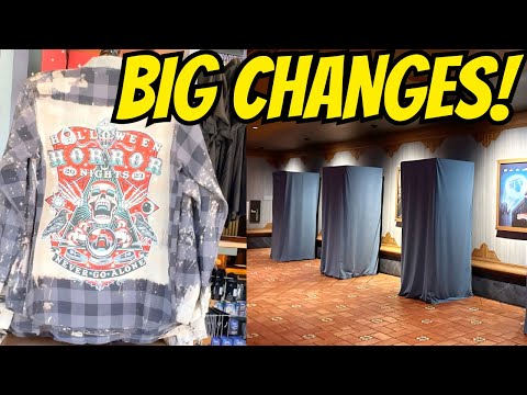 MASSIVE Universal Studios Hollywood Update | New Halloween Horror Nights Merch and Show