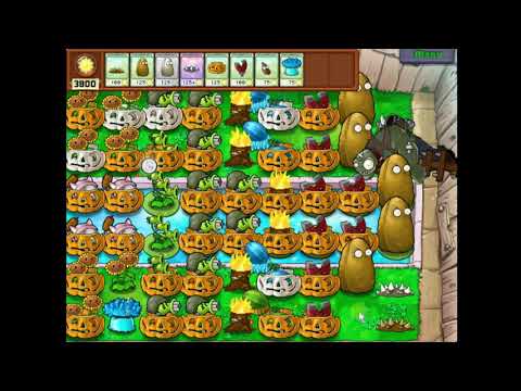 Plants Vs Zombies SURVIVAL Endless 25 flags