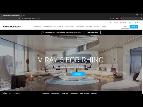 Video Guide - Vray 5 for Rhino 7, Free Trial  Download and Install, Introduction, Initial Settings