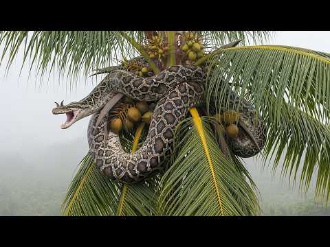 Part 27 - A Girl Alone Surviving In The Forest | Facing the giant python on a deserted island