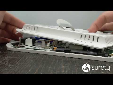 Attaching the Qolsys IQ Panel 2+ Backplate