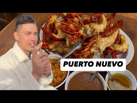 THE LOBSTER CAPITAL OF BAJA CALIFORNIA - PUERTO NUEVO - 30 MINUTES SOUTH OF TIJUANA/US BORDER