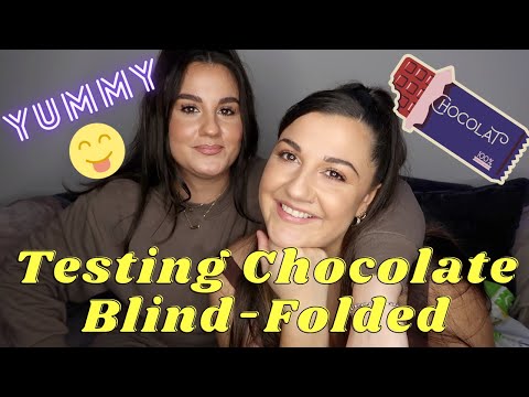 TESTING CHOCOLATE BLIND-FOLDED !!!