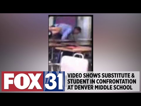 Video shows substitute teacher, student in confrontation at Denver middle school