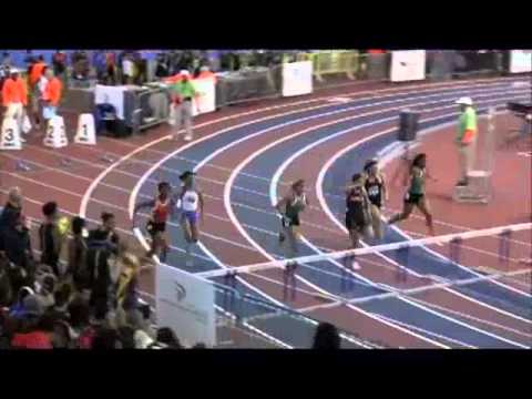 2013 Girls 3A Indoor States - 55m Hurdle TRIALS