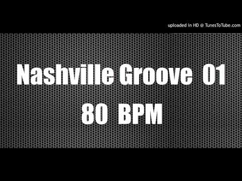 Nashville Groove 80 BPM - Drum Backing Track - Country 01