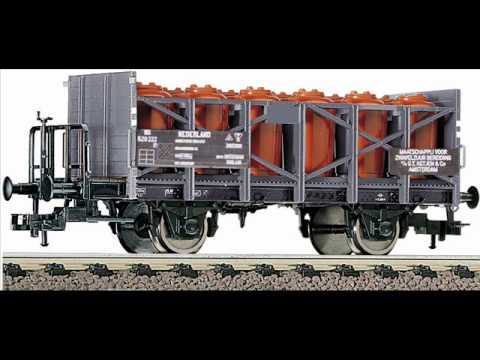 vendita accessori e vagoni merci fleischmann in scala H0.wmv