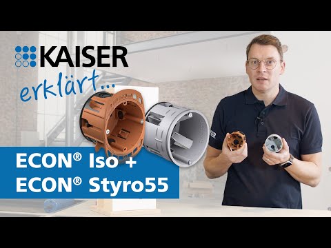 KAISER explains - ECON® Iso + and ECON® Styro55 device connection boxes