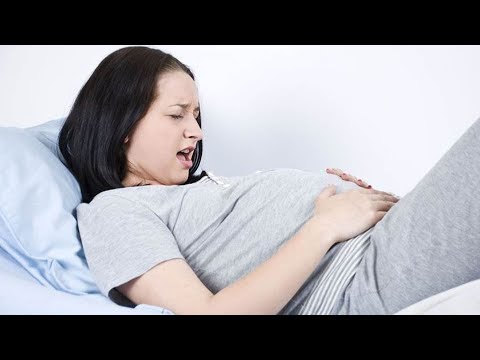 При кувырке болит шея Может ли на 7 месяце болеть спина