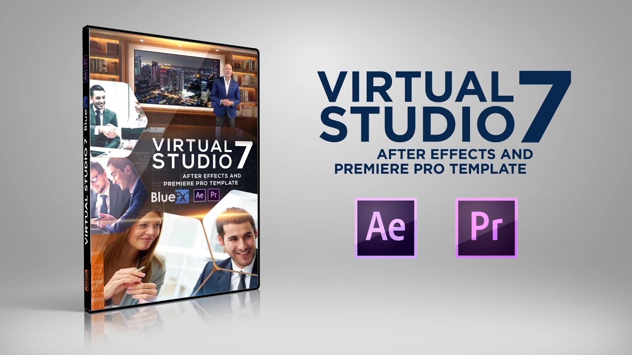 After Effects Template Virtual Studio 7 | Bluefx