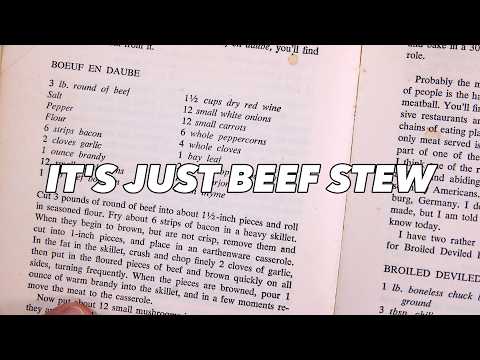 Secret Behind Beef Stew With A Fancy Name: Bœuf En Daube