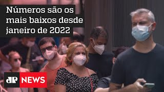 Médias de mortes de Covid-19 chegam ao menor patamar desde janeiro