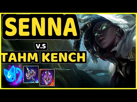 SIRNUKESALOT (SENNA) vs TAHM KENCH - BOTTOM SUPPORT CHALLENGER GAMEPLAY - EUW
