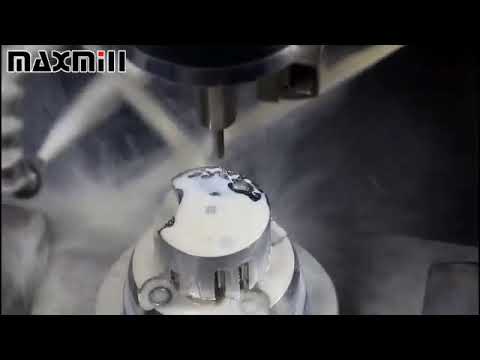 Maxmill ML-15 Vertical CNC Mill-Turn Cutting Demo