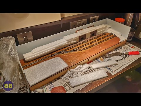 Model Railway in a Hotel - Argonne Forest - 009 Scale Micro Layout - Update 3