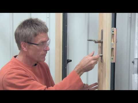 Adjust Thumb-turn Lock on French Patio Door's Inactive Panel