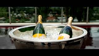 Champagne at swiming pool @HotelUnique by Orfèvrerie Royale