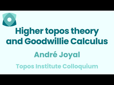 André Joyal: "Higher topos theory and Goodwillie Calculus"