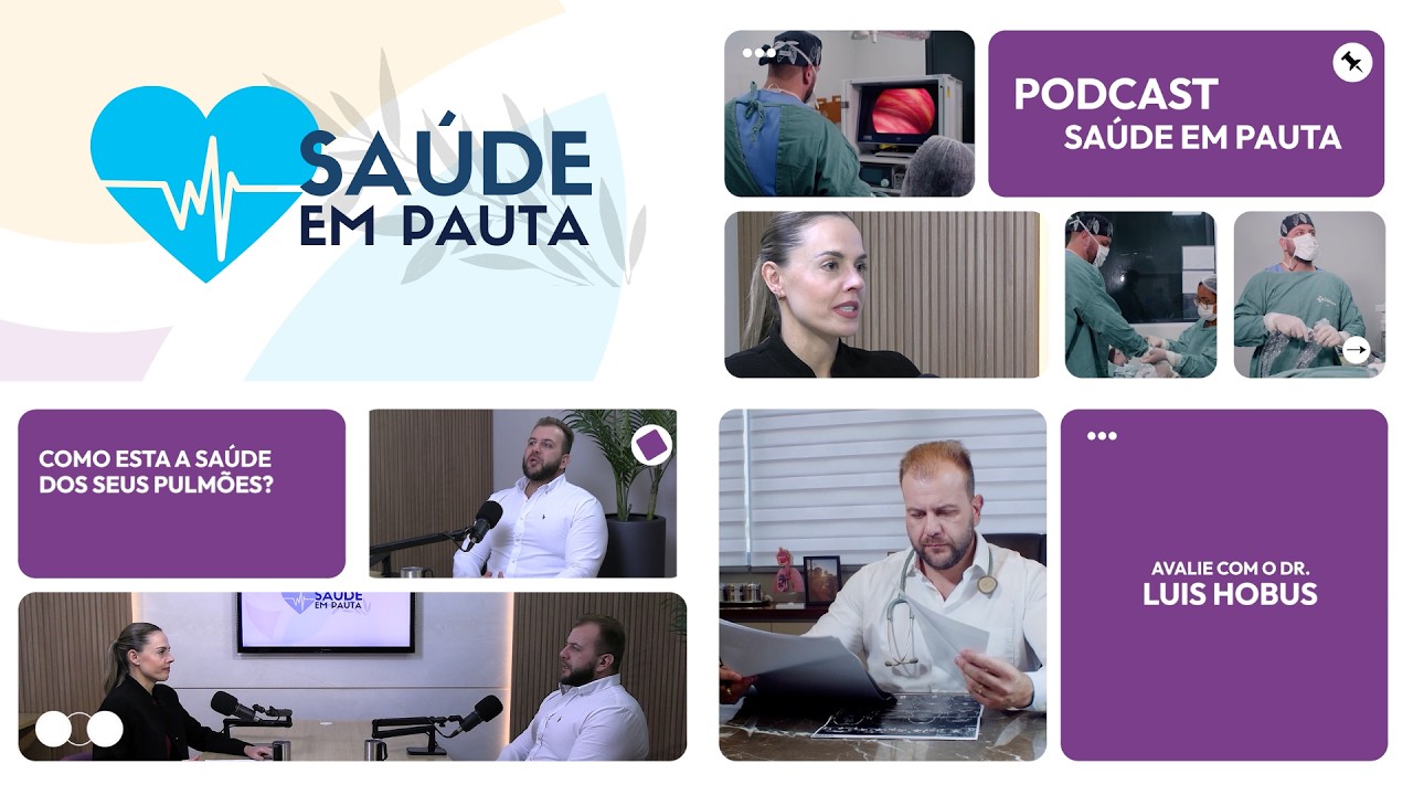 🎙️ Hoje tem Saúde em Pauta! Com o médico cirurgião torácico Luis Hobus