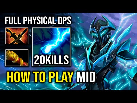 How to Play Mid Razor in 7.33d Against Invoker with Full Physical Right Click Dota 2