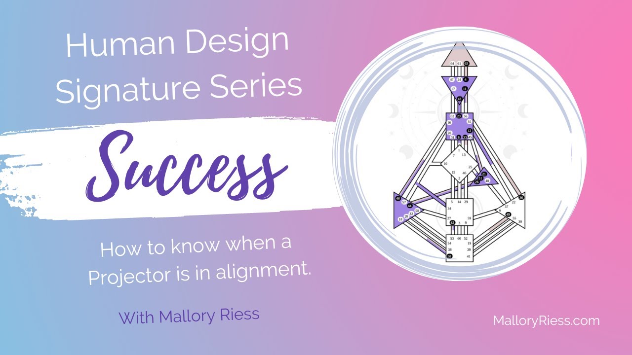 Success - the Projector's Signature that they are living in alignment. #humandesignprojector
