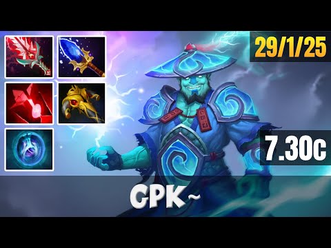 Gpk | Storm Spirit Mid | Dota 2 Pro Gameplay - Patche 7.30c