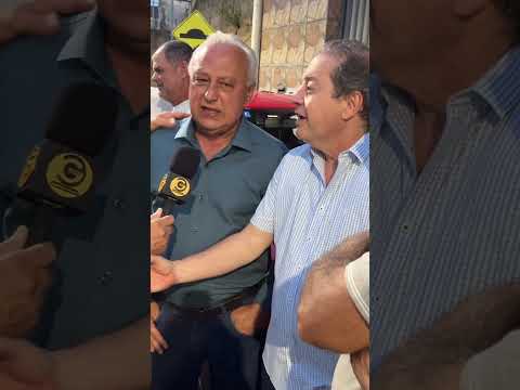 Prefeito Célio Ferraz de Guarará Minas Gerais recebe Rodrigo de Castro