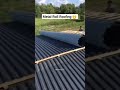 Satisfying! 😊 #roofershelper #roof #roofer #roofing #metalroof