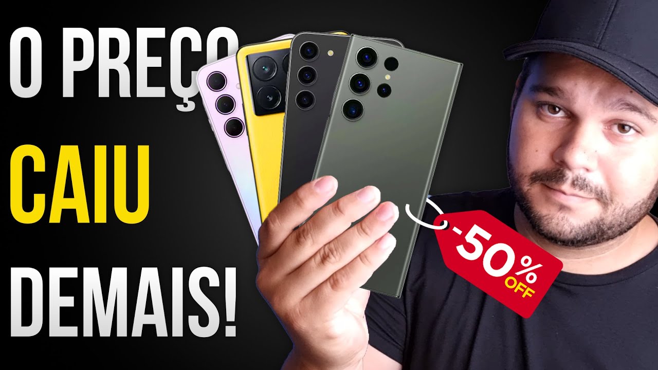 3 Celulares que o PREÇO caiu pela METADE! - Agosto 2024