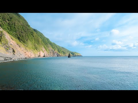 伊豆大島を大迫力で