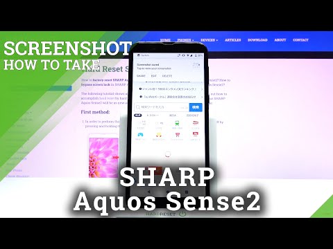 How to Grab Screenshot on SHARP Aquos Sense2 – Capture Entire Screen