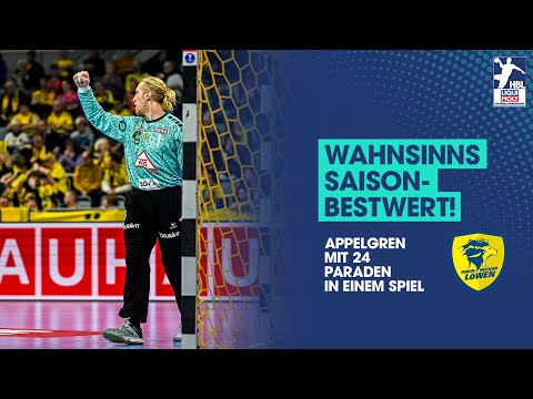 Neuer Saisonbestwert! Appelgrens Paradenshow: 24 gehaltene Bälle in einem Spiel!