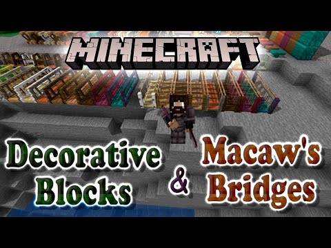 2 Mini MODS ││Macaw's Bridges & Decorative Blocks││ FORGE 1.18.1 + Instalación