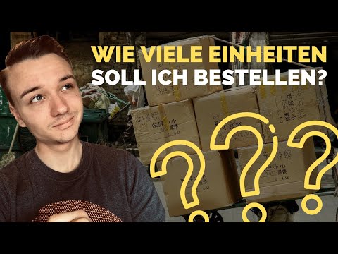 Wie viele Einheiten sollst du bei deiner ersten Lieferung bestellen? - Amazon FBA Tutorial