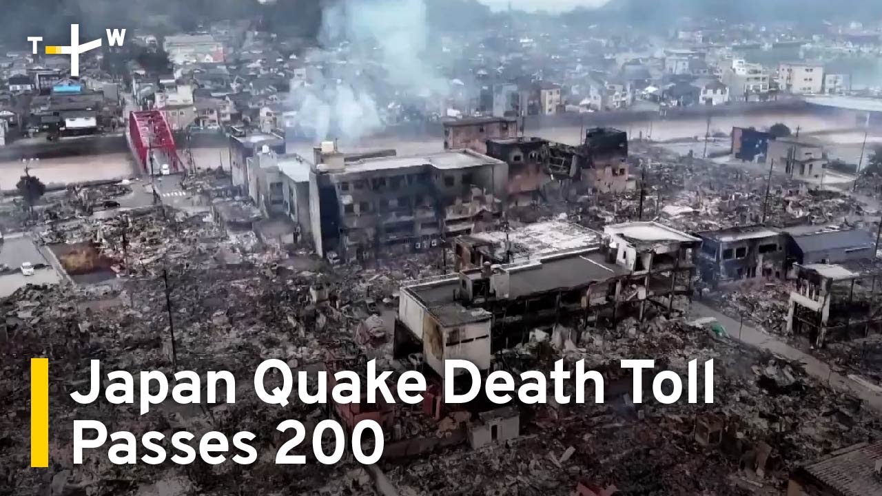 Japan Earthquake Death Toll Surpasses 200 | TaiwanPlus News