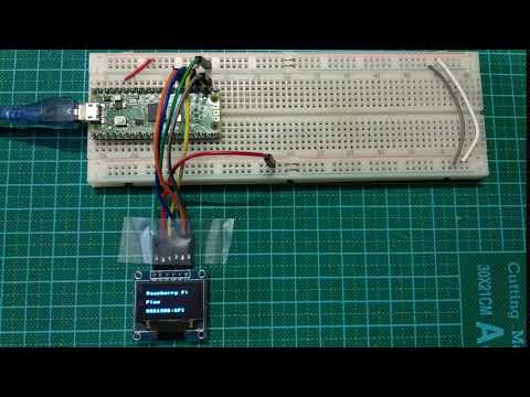 Raspberry Pi Pico OLED demo (SPI) | MicroPython