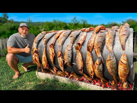 Jag uppfann ett nytt sätt att steka fisk? Nu kan du göra det med en hand och med slutna ögon!