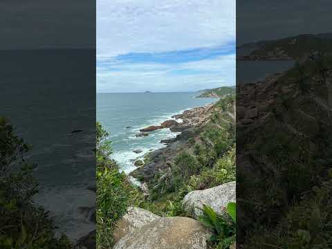 Ponta do papagaio Palhoça #natureza #paraiso #mar #praia #verao #ferias #viagem #turismo #paisagem