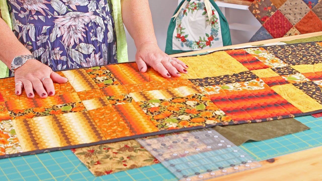 Autumnal Table Runner | Fall Inspiration 🍂 | The Sewing Studio