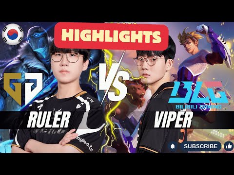 GEN Ruler vs BLG Viper HIGHLIGHTS - Ruler VARUS vs Viper EZREAL ADC - Patch 26.1 KR Ranked | lolrec