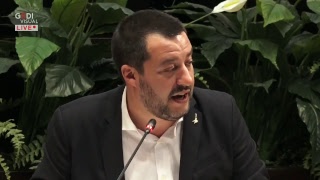 Violenza ultrà, la conferenza stampa di Matteo Salvini