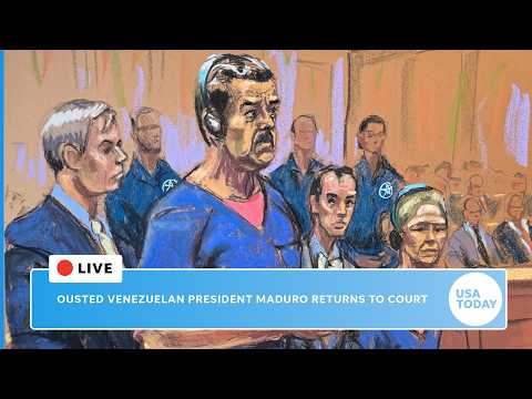 Live: Ousted Venezuelan President Nicolas Maduro returns to New York court