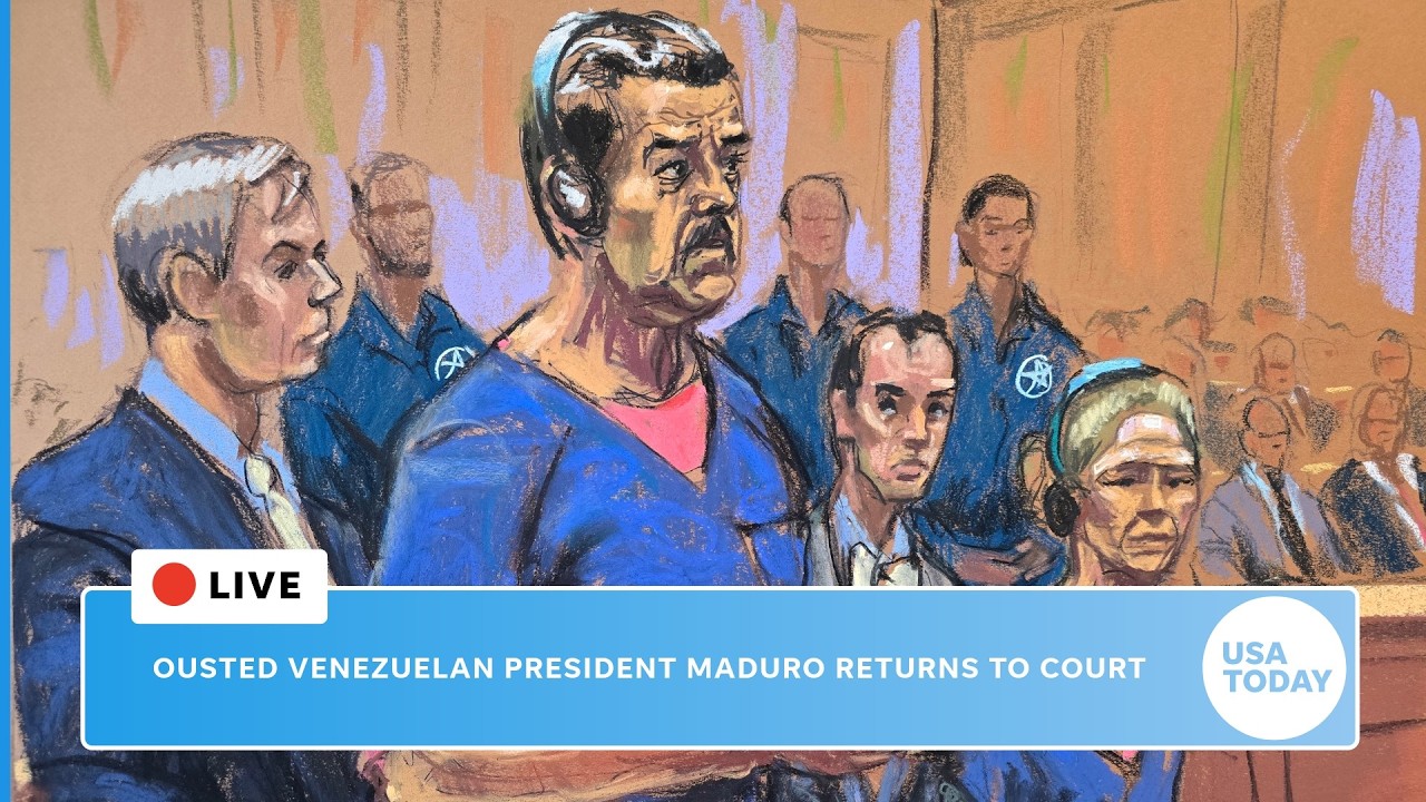 Live: Ousted Venezuelan President Nicolas Maduro returns to New York court